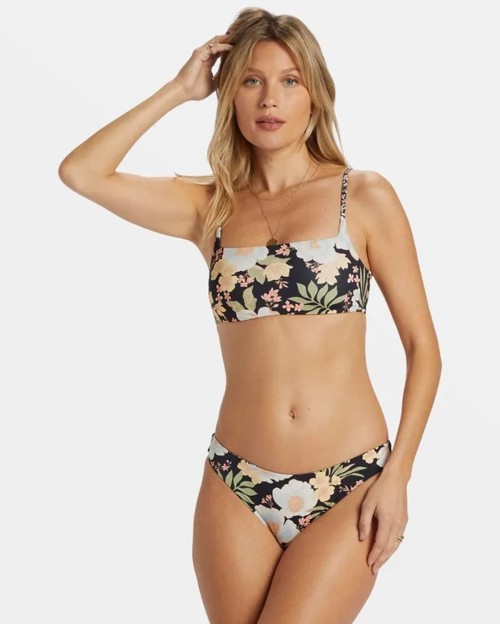 Womens Lost Cove Reversible Zoe Crop Bikini Top Multi Billabong Bikini Tops