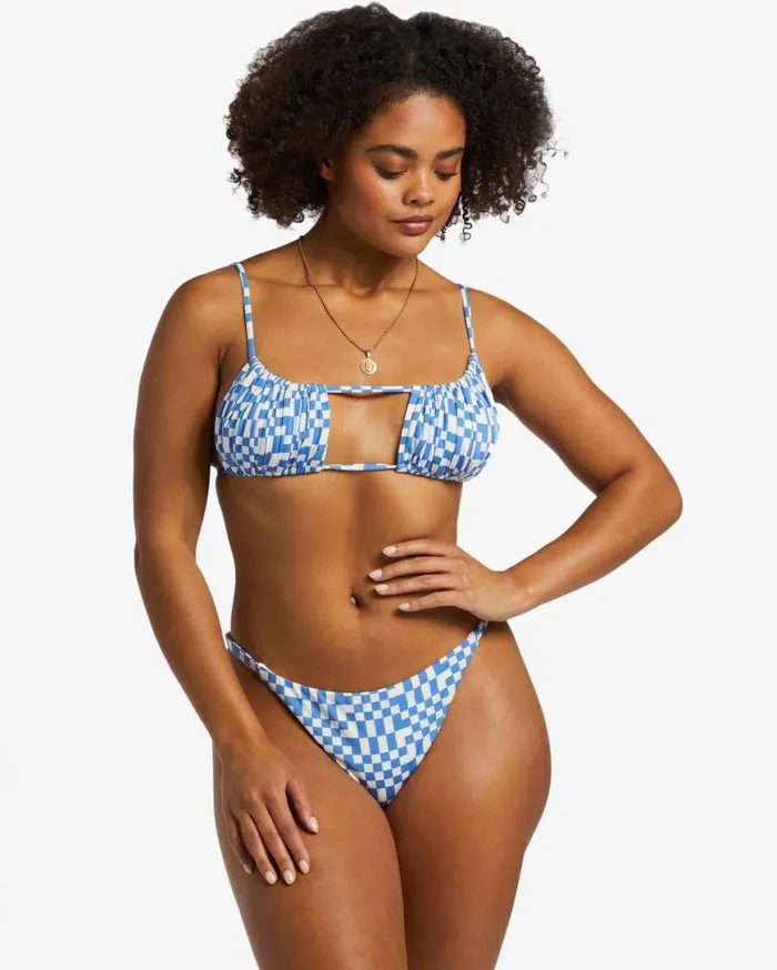 Womens Out Of The Blue Alina Bralette Bikini Top Seaside Billabong Bikinis