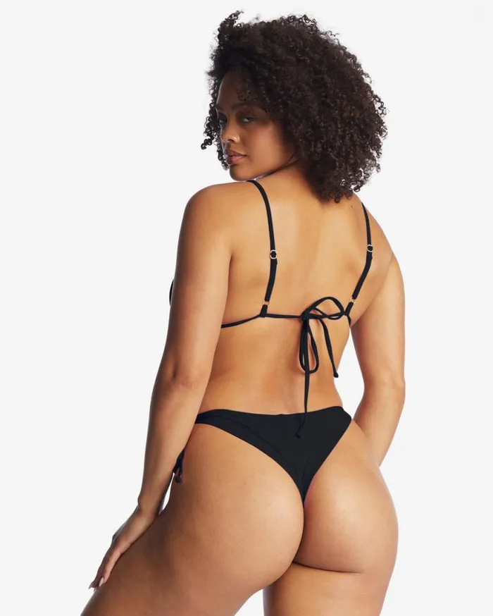 Womens Sol Searcher TieSide Tanga Bikini Bottoms Black Pebble Billabong Bikinis Womens Sol Searcher TieSide Tanga Bikini Bottoms Black Pebble Billabong Bikinis