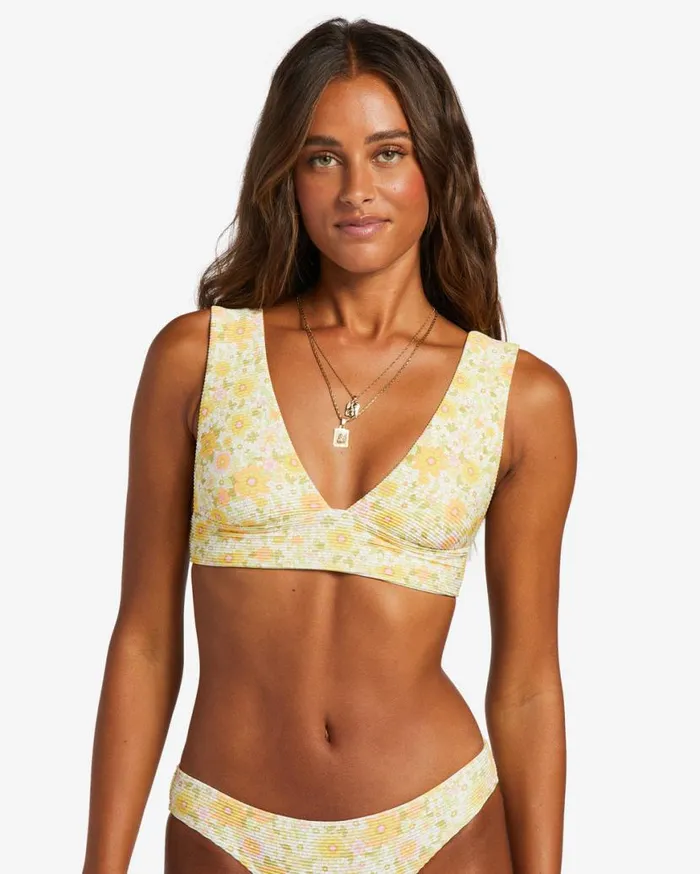 Womens Sun Worshipper Tanlines Plunge Bikini Top Multi Billabong Bikini Tops Womens Sun Worshipper Tanlines Plunge Bikini Top Multi Billabong Bikini Tops