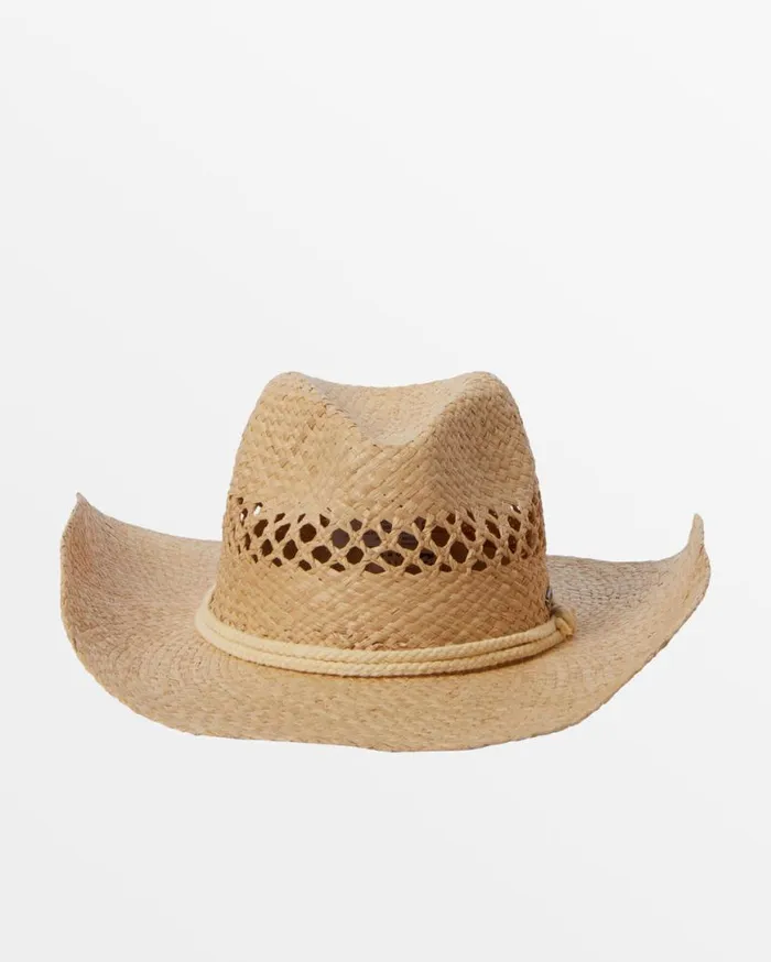 Womens Surfs Up Cowboy Hat Natural Billabong Beach Accessories Womens Surfs Up Cowboy Hat Natural Billabong Beach Accessories