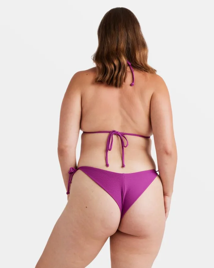 Womens Tanlines Tie Side Tanga Bikini Bottoms Berry Bliss Billabong Bikini Bottoms