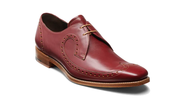 Woody 8211 Rum Mustard Calf Mens Barker Shoes Mens Brogues