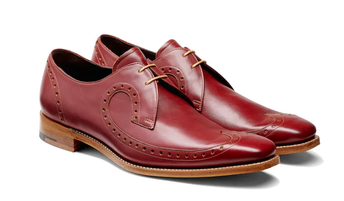Woody 8211 Rum Mustard Calf Mens Barker Shoes Mens Brogues