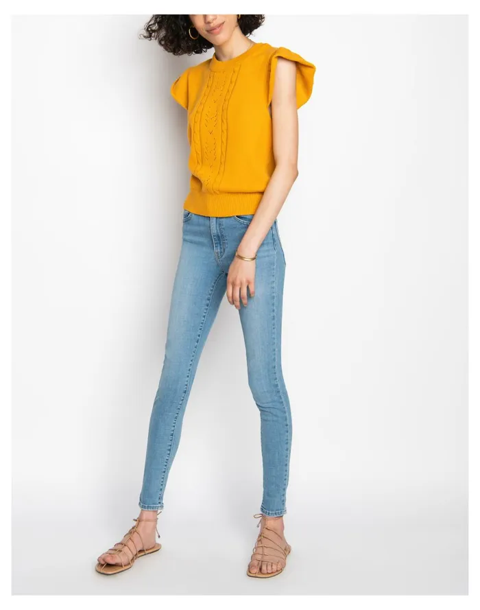 WVN Amelia Sweater Honey Women Madewell Sweaters WVN Amelia Sweater Honey Women Madewell Sweaters