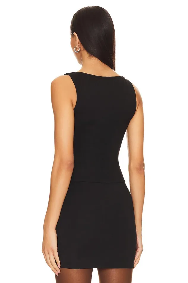 X Anja Dujakovi Lainey Top Black Women Lovers Friends Tops