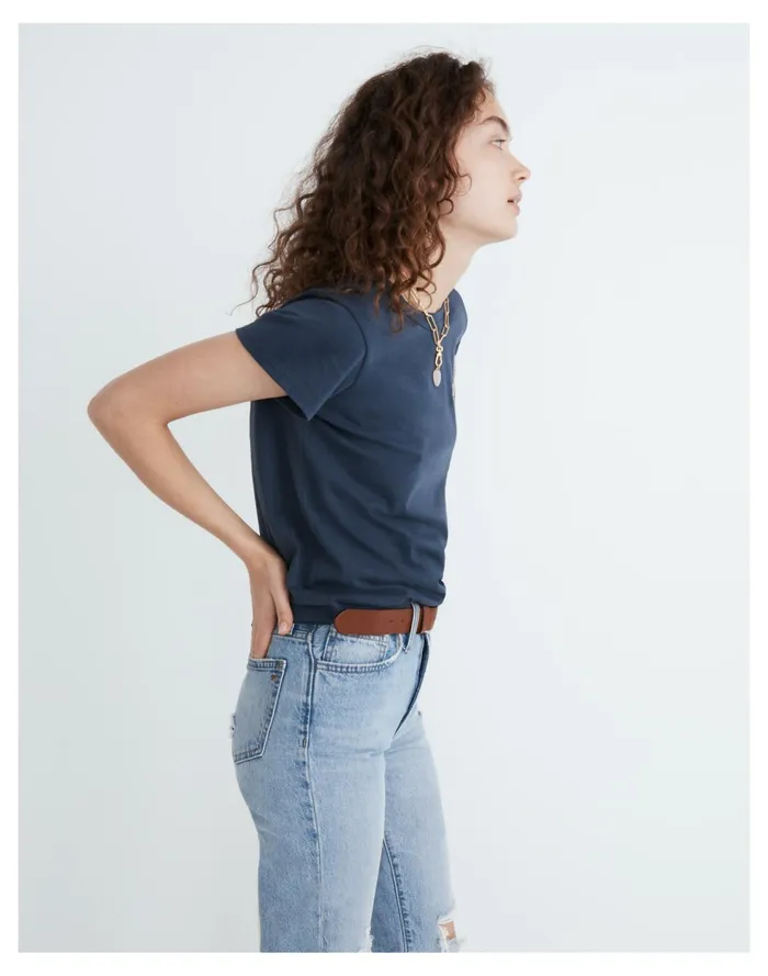 X Made Some Souvenirs Embroidered Perfect Vintage Tee New York Women Madewell Tees