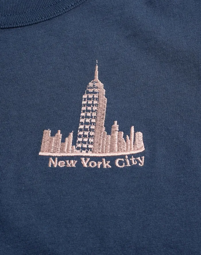 X Made Some Souvenirs Embroidered Perfect Vintage Tee New York Women Madewell Tees