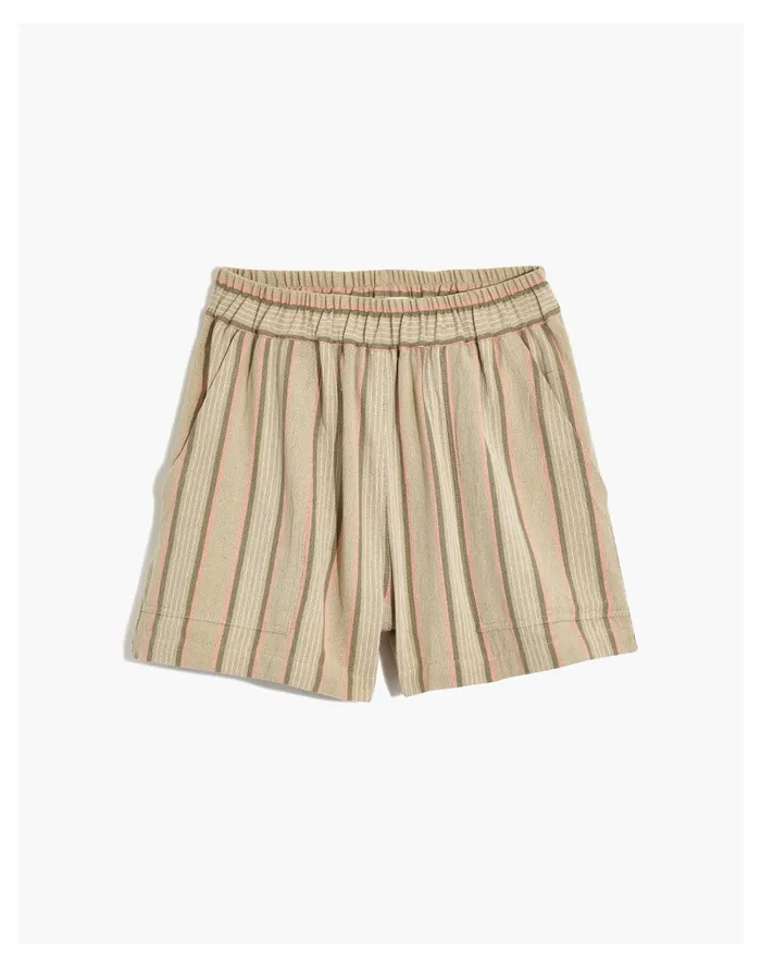 X Oddbird Striped Linen Cotton Lounge Pull On Shorts Neutral Women Madewell Pajamas X Oddbird Striped Linen Cotton Lounge Pull On Shorts Neutral Women Madewell Pajamas