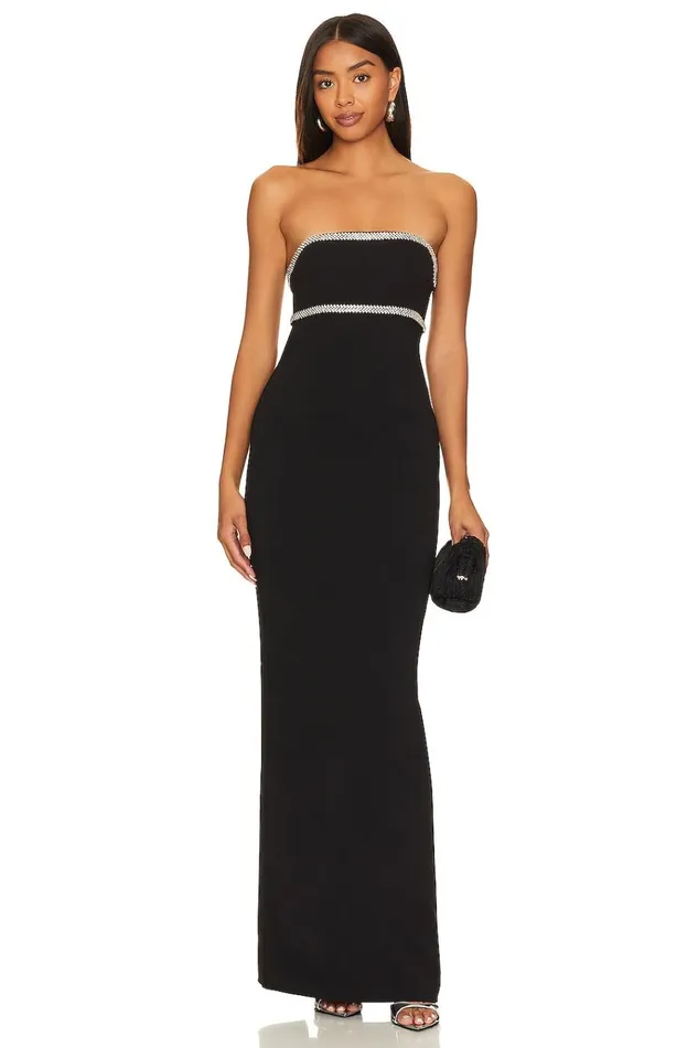 X Rachel Cosette Gown Black Women Lovers Friends Dresses