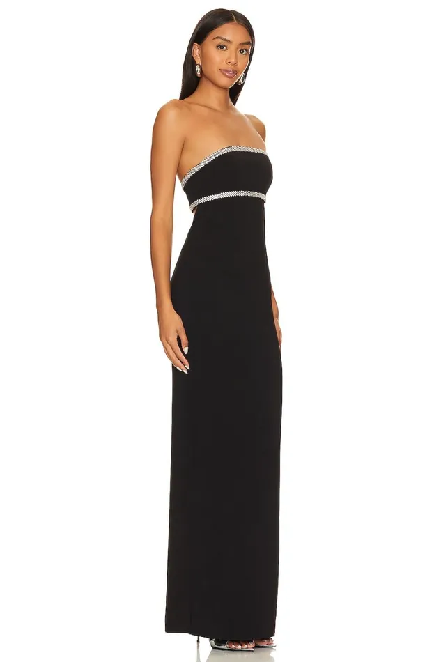 X Rachel Cosette Gown Black Women Lovers Friends Dresses