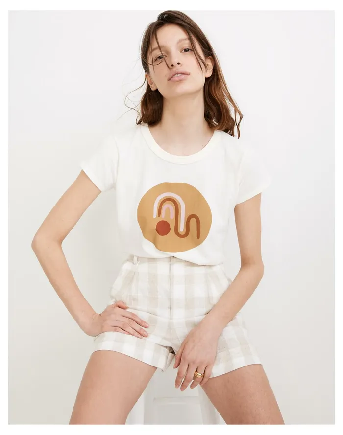 X Tess Guinery Crop Tee Lighthouse Women Madewell Tees