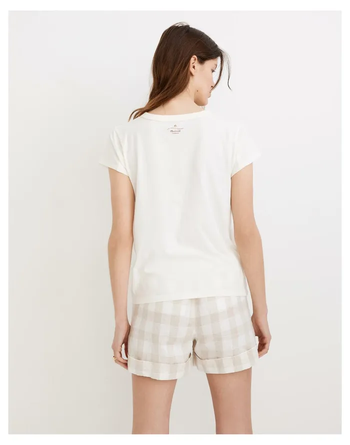 X Tess Guinery Crop Tee Lighthouse Women Madewell Tees