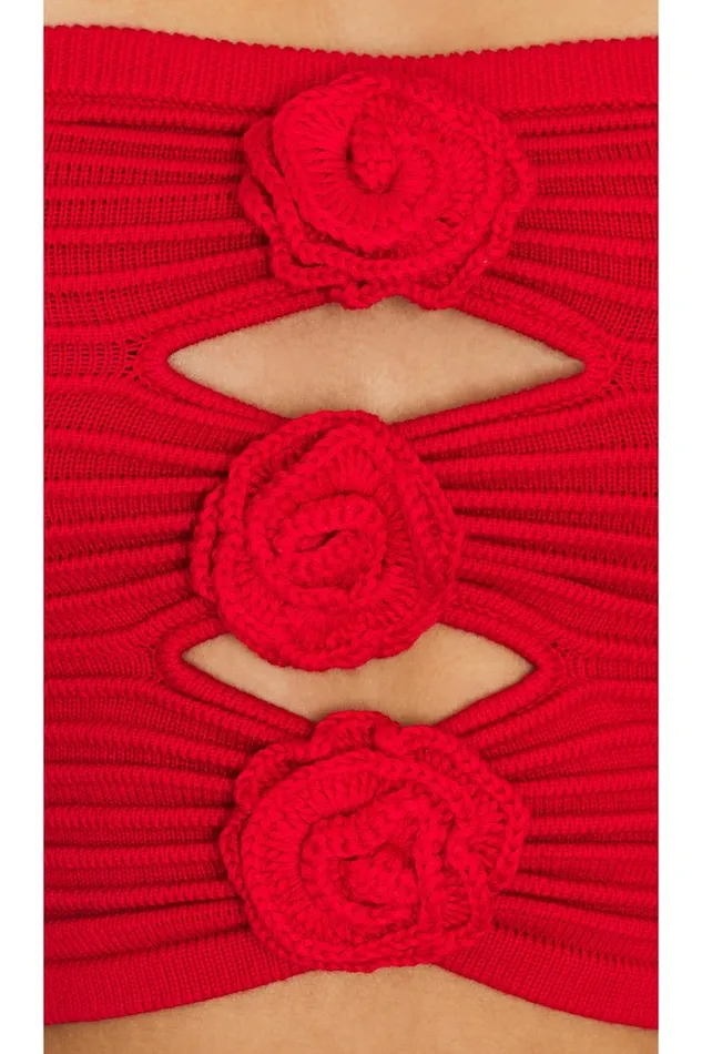 Ziona Tube Top Red Women Lovers Friends Tops